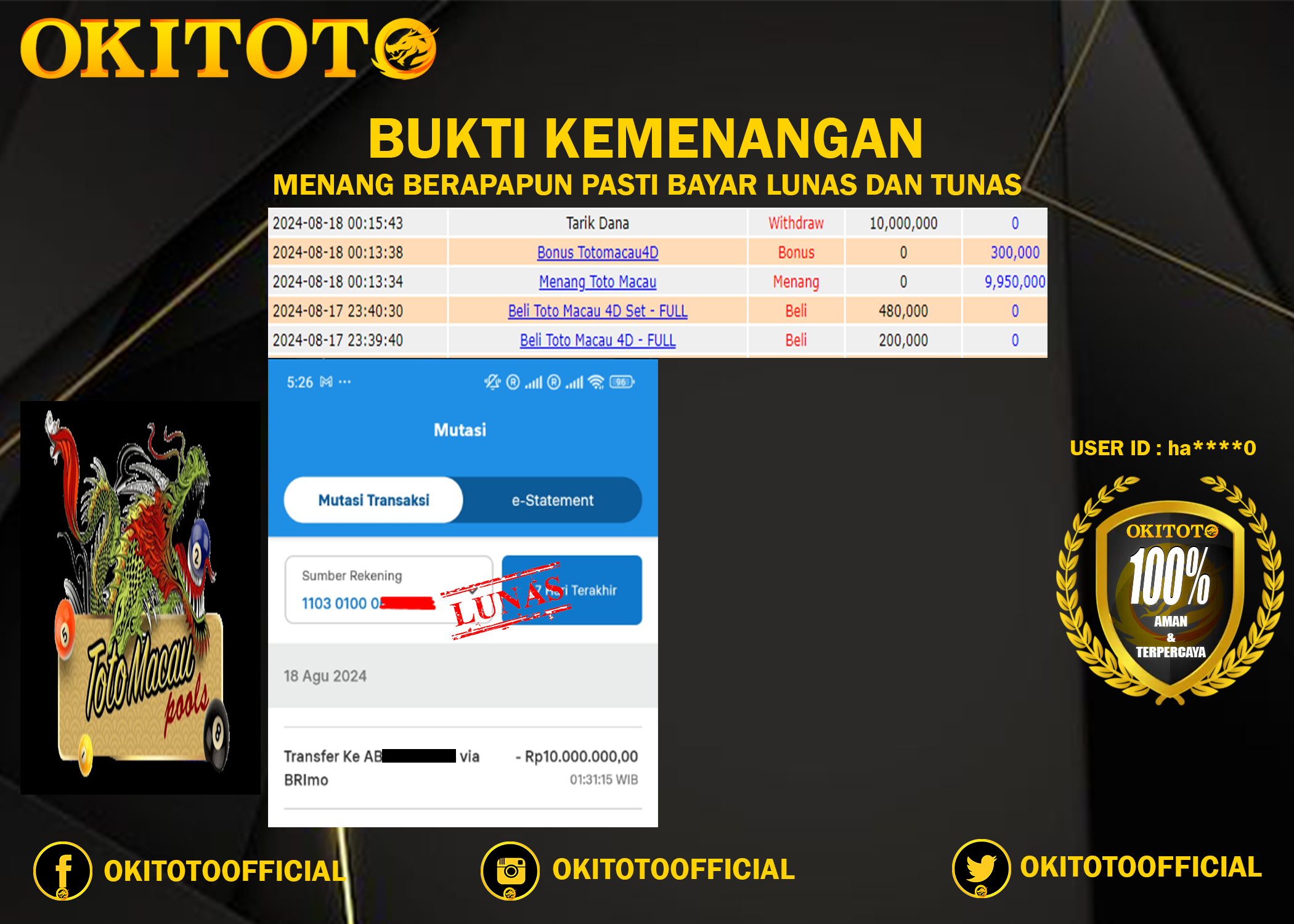 PREDIKSI OKITOTO