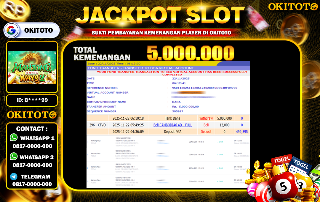 PREDIKSI OKITOTO
